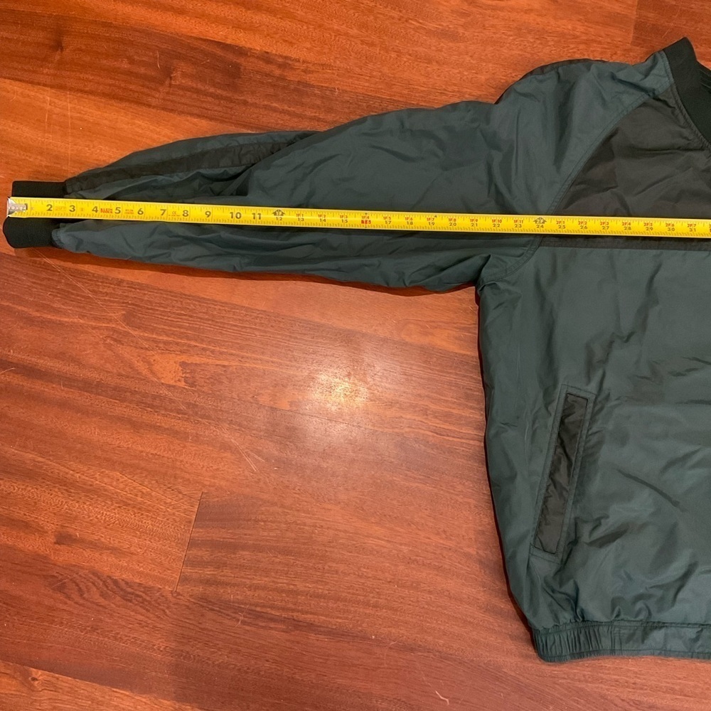 Men's Unique Style Vintage Nike Pullover Windbreaker in 2 Tone Green - Picture 9 of 10